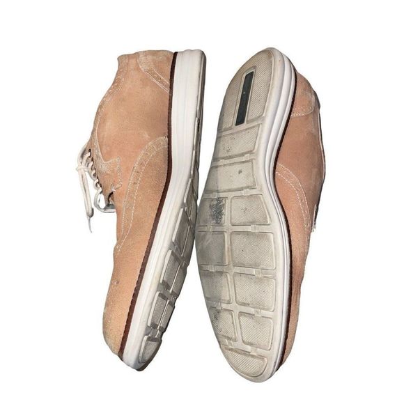 Donald‎ Pliner Oxford Suede Shoes Mens Sz 10.5M Lace Up Tan main image 5
